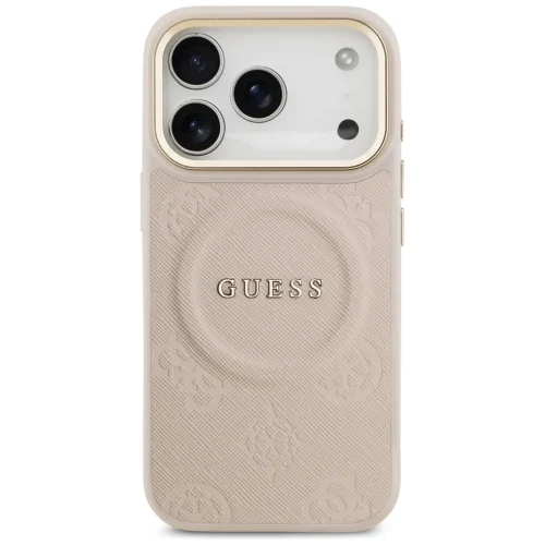 Alternative view of Θήκη Guess Peony Hot Stamp Magsafe Pink iPhone 17 Pro