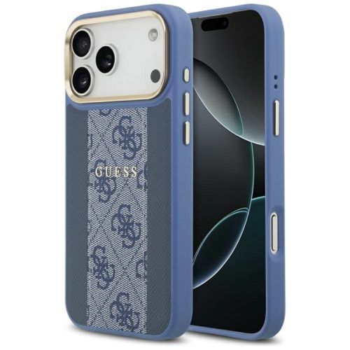 Θήκη Guess 4G Stripe Magsafe Blue iPhone 17 Pro Max