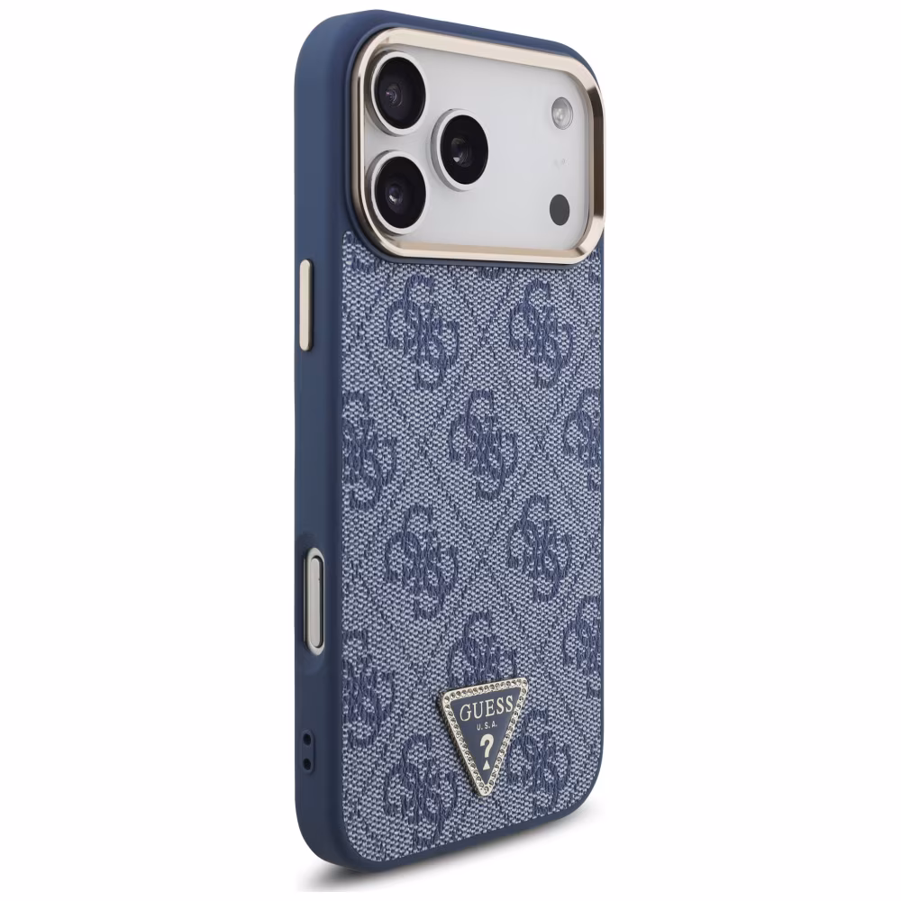 Θήκη Guess 4G Triangle Strass Magsafe Blue Gold iPhone 17 Pro Max ΘΗΚΕΣ Guess Θήκη Guess 4G Triangle Strass Magsafe Blue Gold iPhone 17 Pro Max - Image 3
