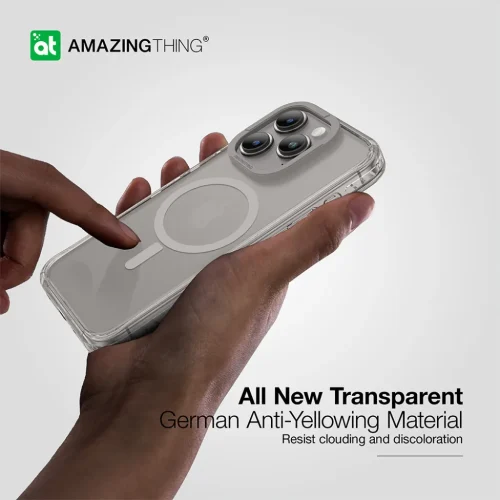 Alternative view of Θήκη AmazingThing Titan Pro MagSafe Grey iPhone 15 Pro Max