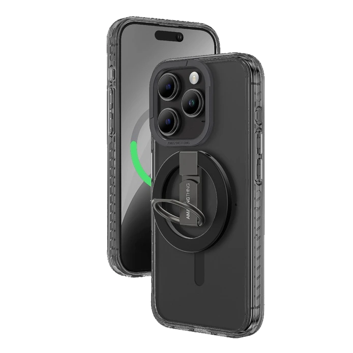 Θήκη AmazingThing Titan Pro MagSafe Grip Ring Set Black iPhone 15 Pro Max ΘΗΚΕΣ AmazingThing Θήκη AmazingThing Titan Pro MagSafe Grip Ring Set Black iPhone 15 Pro Max