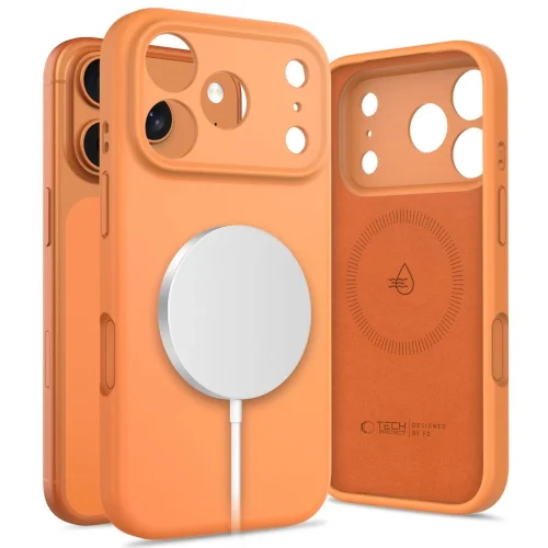 Θήκη Tech-Protect Silicone Magsafe Cosmic Orange iPhone 17 Pro Max