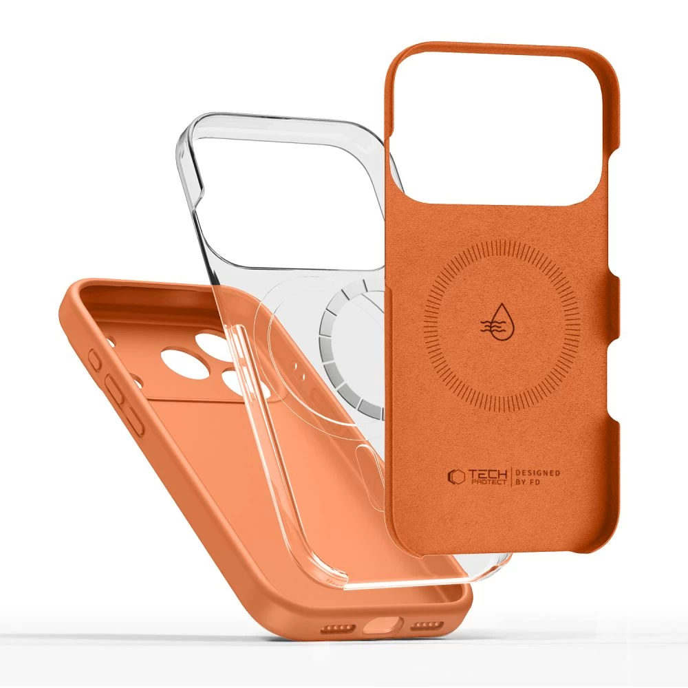 Θήκη Tech-Protect Silicone Magsafe Cosmic Orange iPhone 17 Pro Max ΘΗΚΕΣ Tech-Protect Θήκη Tech-Protect Silicone Magsafe Cosmic Orange iPhone 17 Pro Max - Image 4