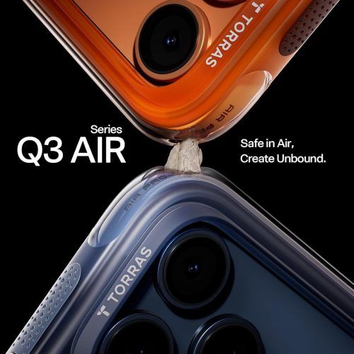Alternative view of Θήκη Torras Ostand Spin Air MagSafe Kickstand Midnight Blue iPhone 17 Pro