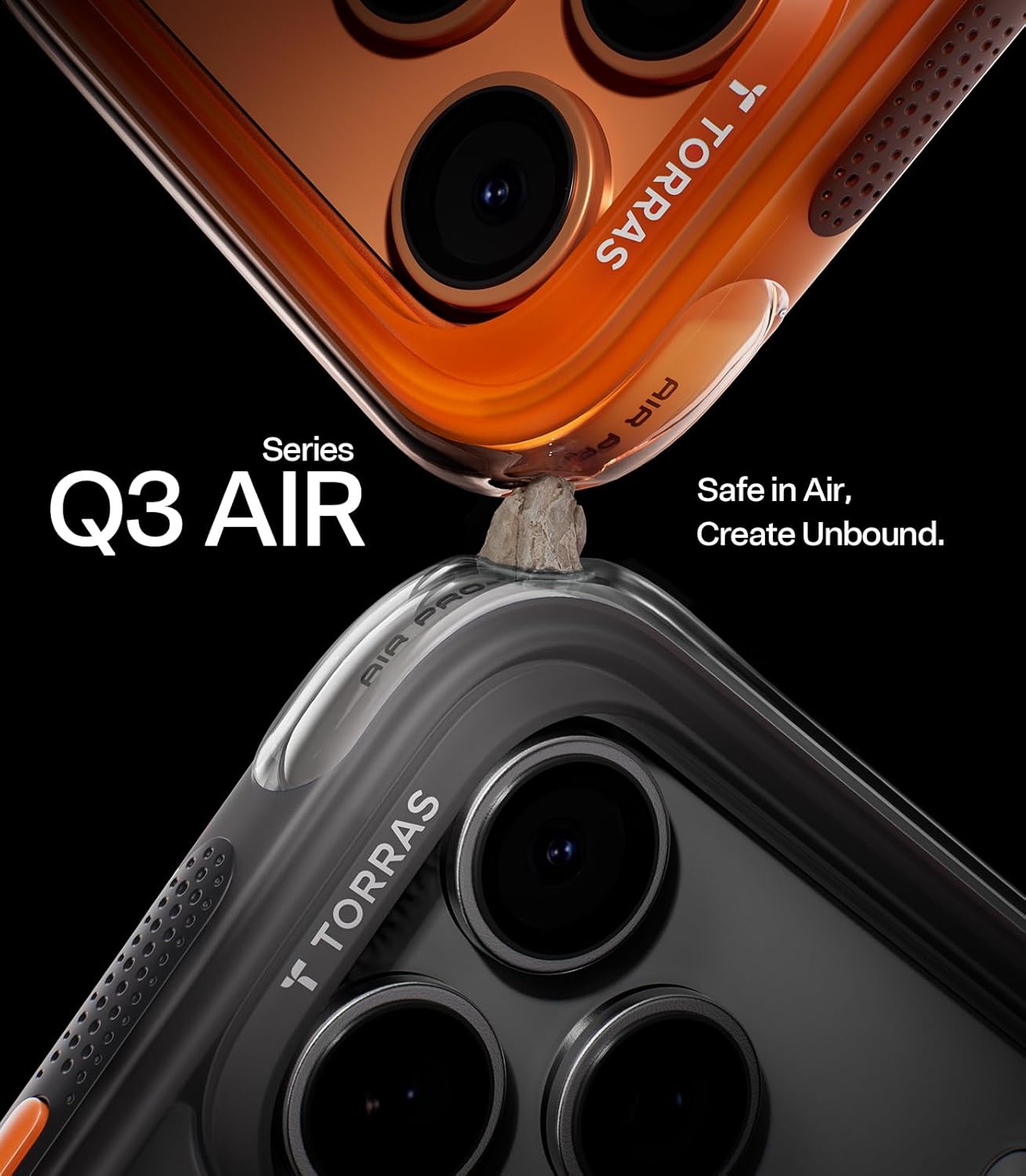 Θήκη Torras Ostand Spin Air MagSafe Kickstand Shadow Black iPhone 17 Pro ΘΗΚΕΣ TORRAS Θήκη Torras Ostand Spin Air MagSafe Kickstand Shadow Black iPhone 17 Pro - Image 3