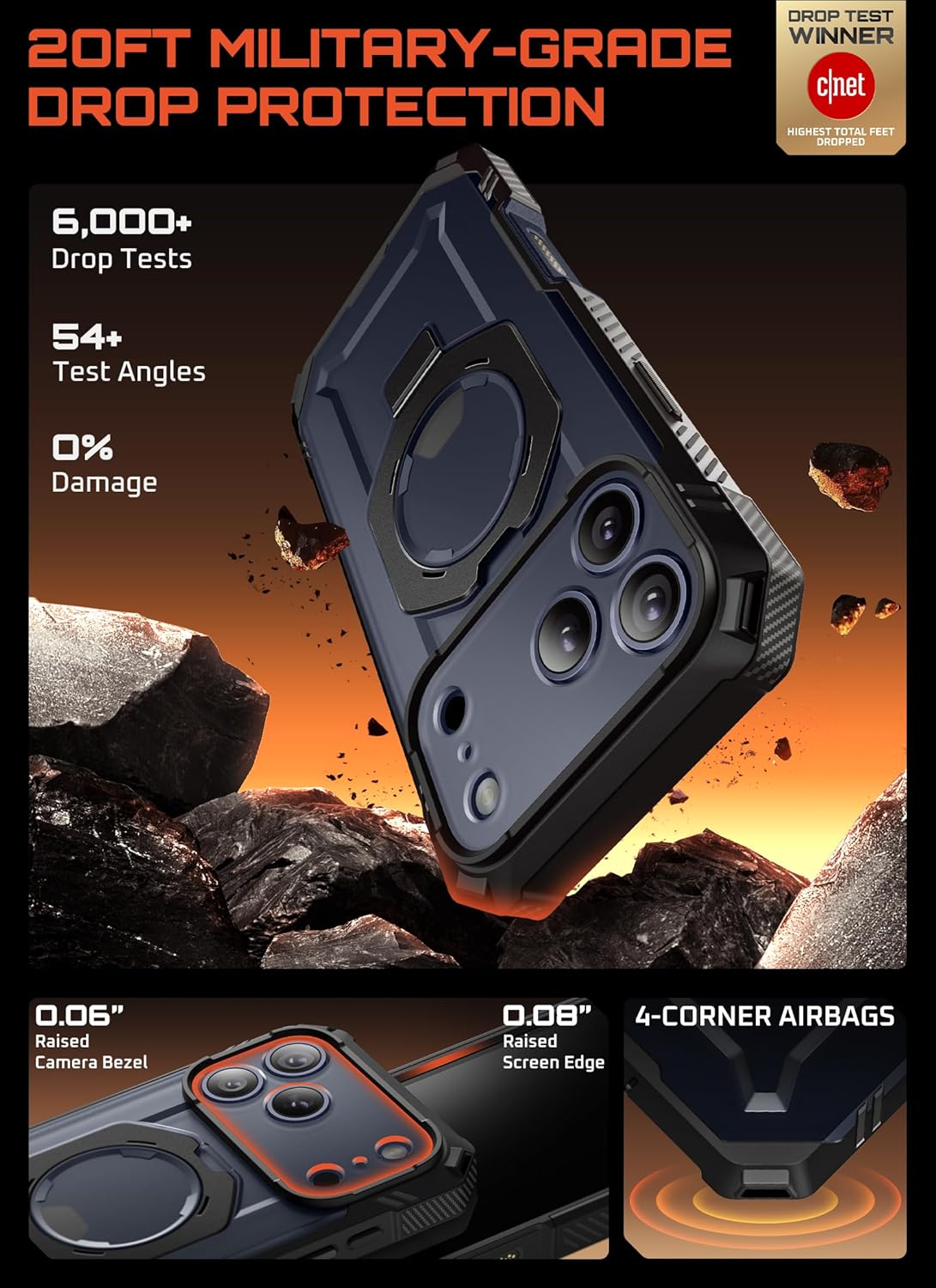 Θήκη Supcase Unicorn Beetle Grip Pro MagSafe Black iPhone 17 Pro Max ΘΗΚΕΣ SUPCASE Θήκη Supcase Unicorn Beetle Grip Pro MagSafe Black iPhone 17 Pro Max - Image 8