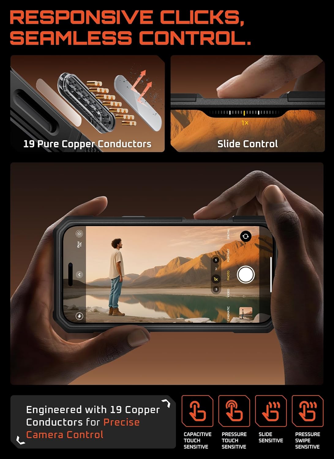 Θήκη Supcase Unicorn Beetle Grip Pro MagSafe Black iPhone 17 Pro Max ΘΗΚΕΣ SUPCASE Θήκη Supcase Unicorn Beetle Grip Pro MagSafe Black iPhone 17 Pro Max - Image 5