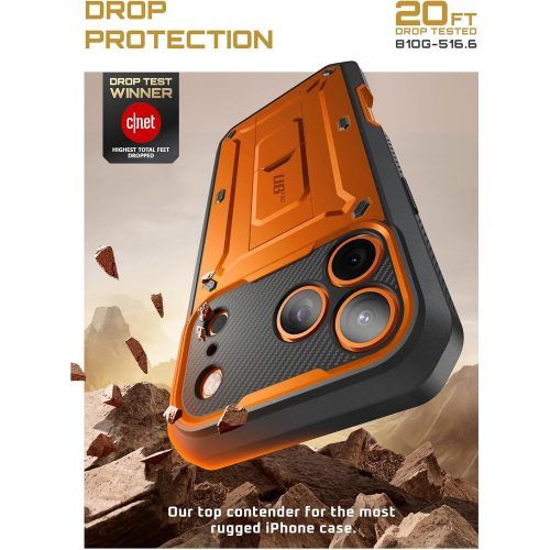 Alternative view of Θήκη Supcase Unicorn Beetle Pro 360 MagSafe Coral iPhone 17 Pro