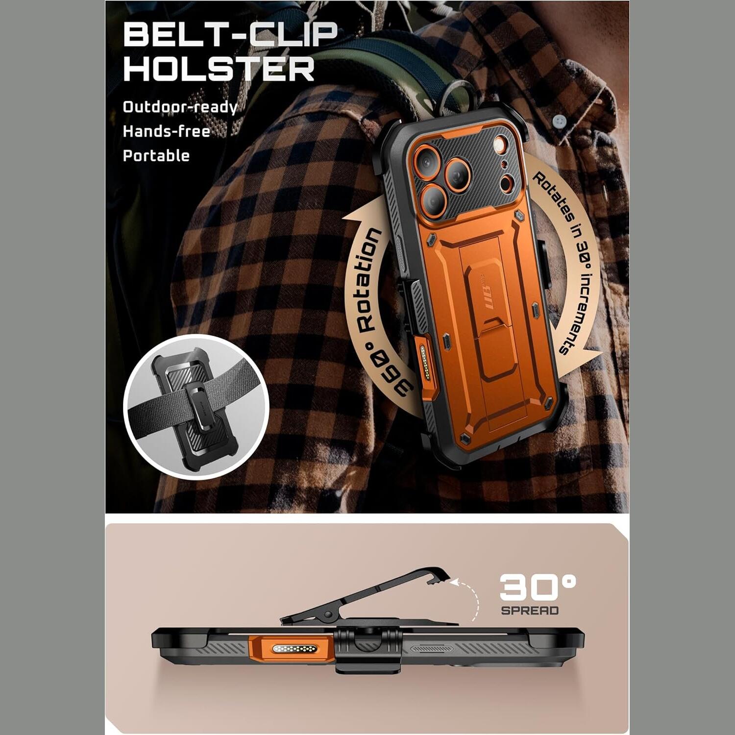 Θήκη Supcase Unicorn Beetle Pro 360 MagSafe Coral iPhone 17 Pro ΘΗΚΕΣ SUPCASE Θήκη Supcase Unicorn Beetle Pro 360 MagSafe Coral iPhone 17 Pro - Image 7