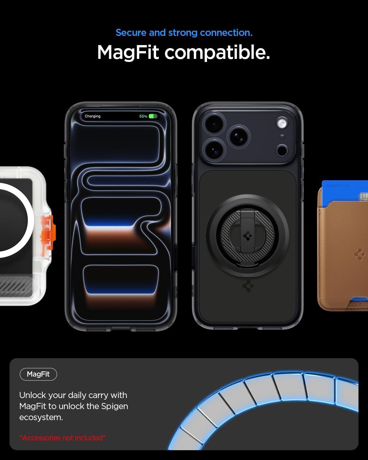 Θήκη Spigen Ultra Hybrid T MagFit Matte Black iPhone 17 Pro Max ΘΗΚΕΣ Spigen Θήκη Spigen Ultra Hybrid T MagFit Matte Black iPhone 17 Pro Max - Image 5