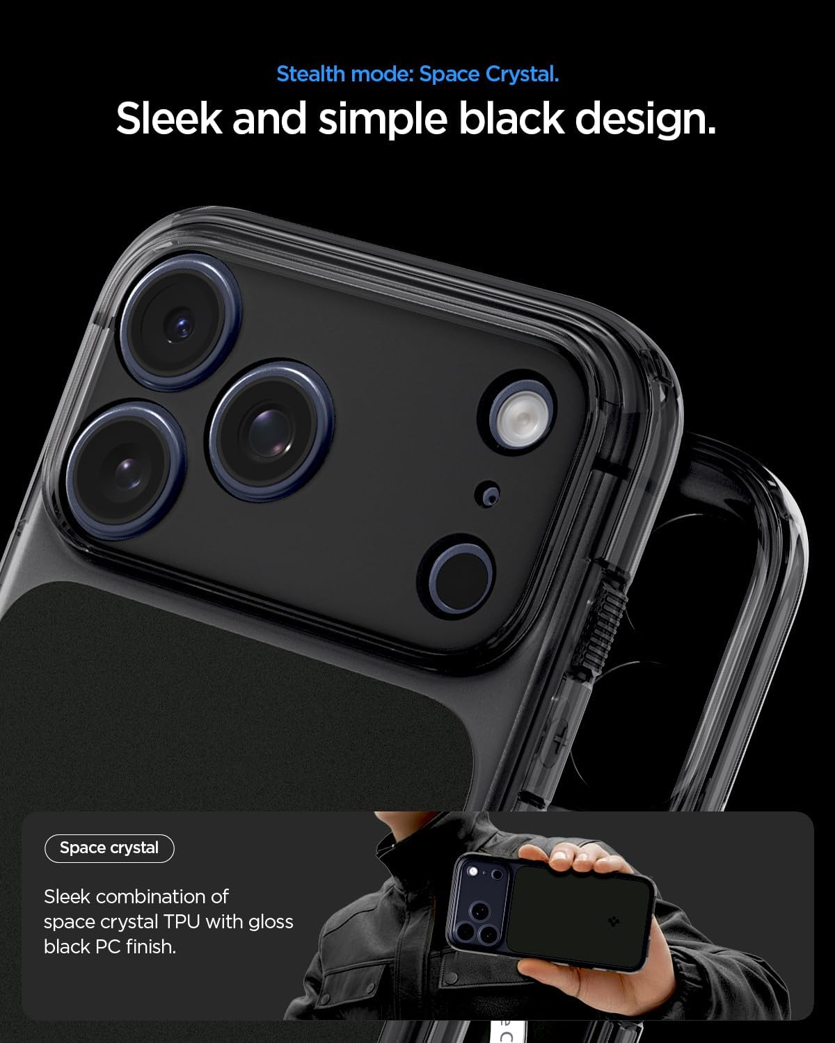 Θήκη Spigen Ultra Hybrid T MagFit Matte Black iPhone 17 Pro Max ΘΗΚΕΣ Spigen Θήκη Spigen Ultra Hybrid T MagFit Matte Black iPhone 17 Pro Max - Image 4