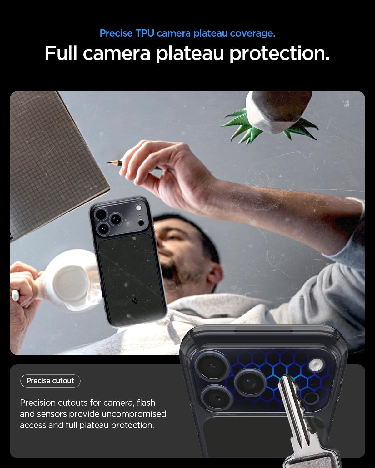 Θήκη Spigen Ultra Hybrid T MagFit Matte Black iPhone 17 Pro Max ΘΗΚΕΣ Spigen Θήκη Spigen Ultra Hybrid T MagFit Matte Black iPhone 17 Pro Max - Image 3