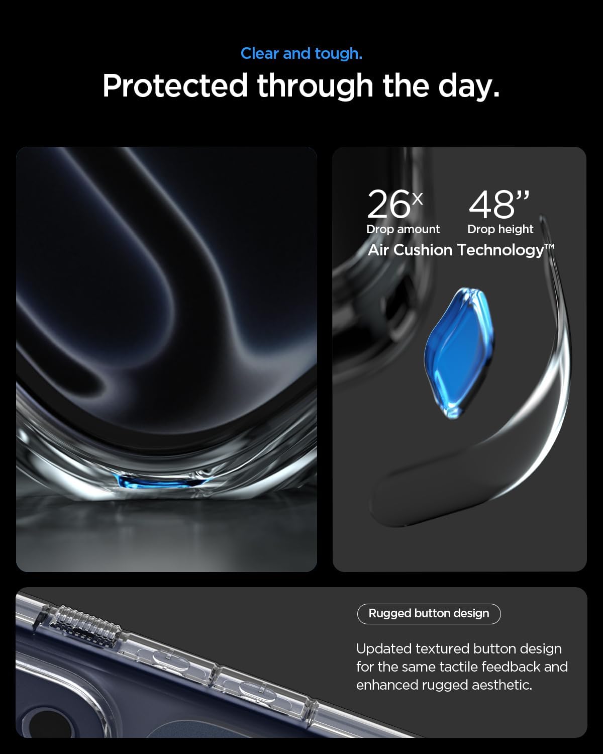 Θήκη Spigen Ultra Hybrid T MagFit Matte Blue iPhone 17 Pro Max ΘΗΚΕΣ Spigen Θήκη Spigen Ultra Hybrid T MagFit Matte Blue iPhone 17 Pro Max - Image 3