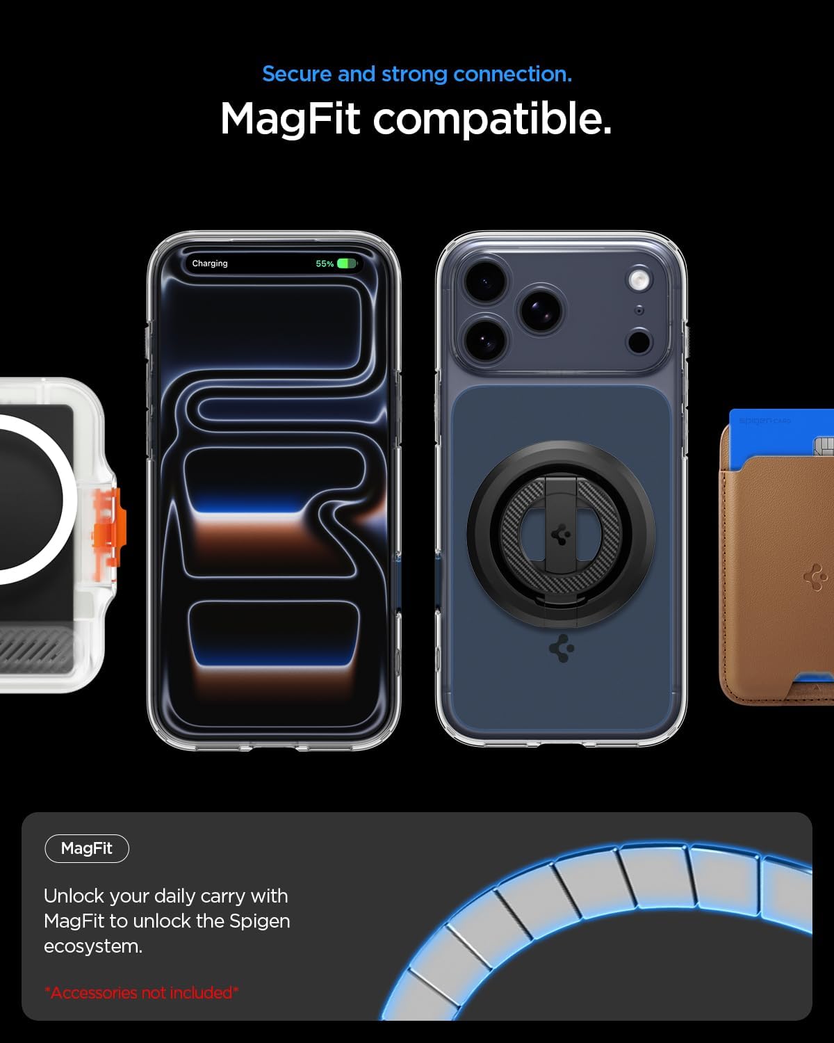Θήκη Spigen Ultra Hybrid T MagFit Matte Blue iPhone 17 Pro Max ΘΗΚΕΣ Spigen Θήκη Spigen Ultra Hybrid T MagFit Matte Blue iPhone 17 Pro Max - Image 4