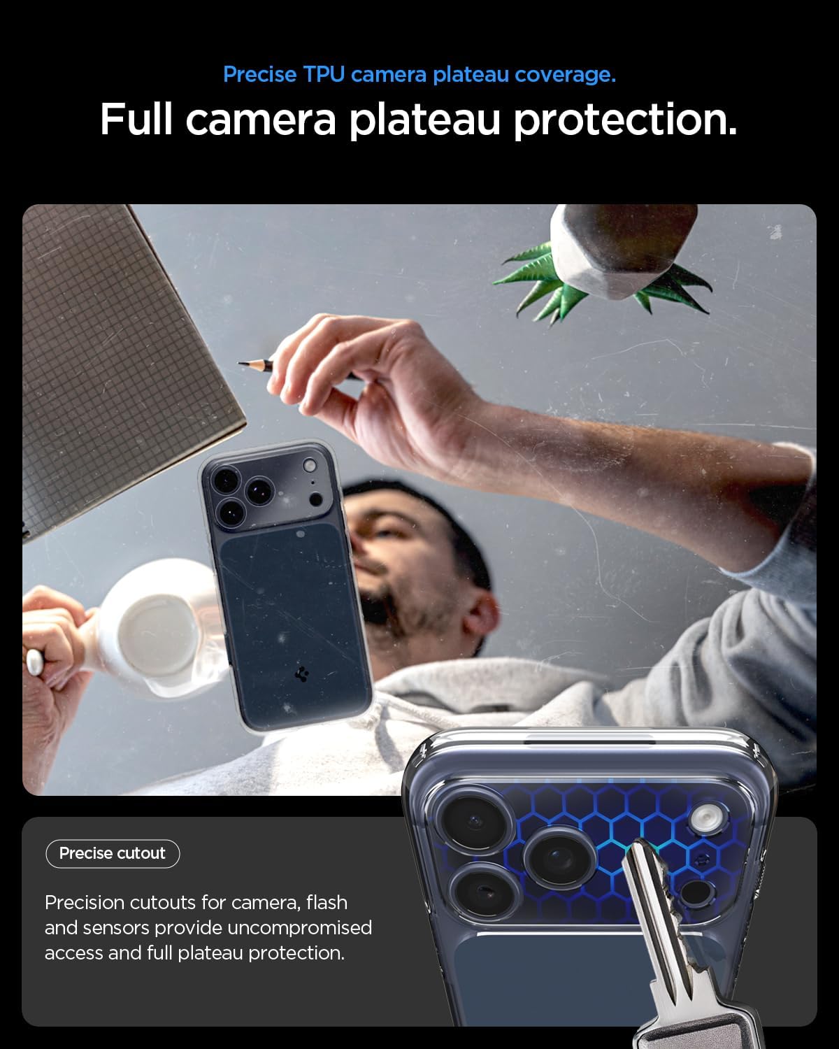 Θήκη Spigen Ultra Hybrid T MagFit Matte Blue iPhone 17 Pro Max ΘΗΚΕΣ Spigen Θήκη Spigen Ultra Hybrid T MagFit Matte Blue iPhone 17 Pro Max - Image 6