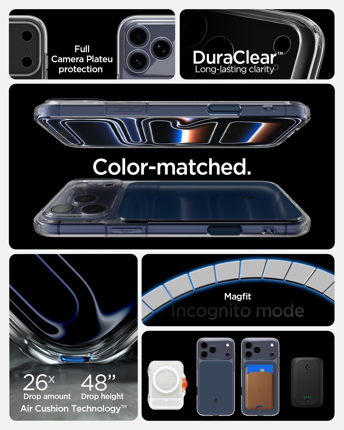 Θήκη Spigen Ultra Hybrid T MagFit Matte Blue iPhone 17 Pro Max ΘΗΚΕΣ Spigen Θήκη Spigen Ultra Hybrid T MagFit Matte Blue iPhone 17 Pro Max - Image 7