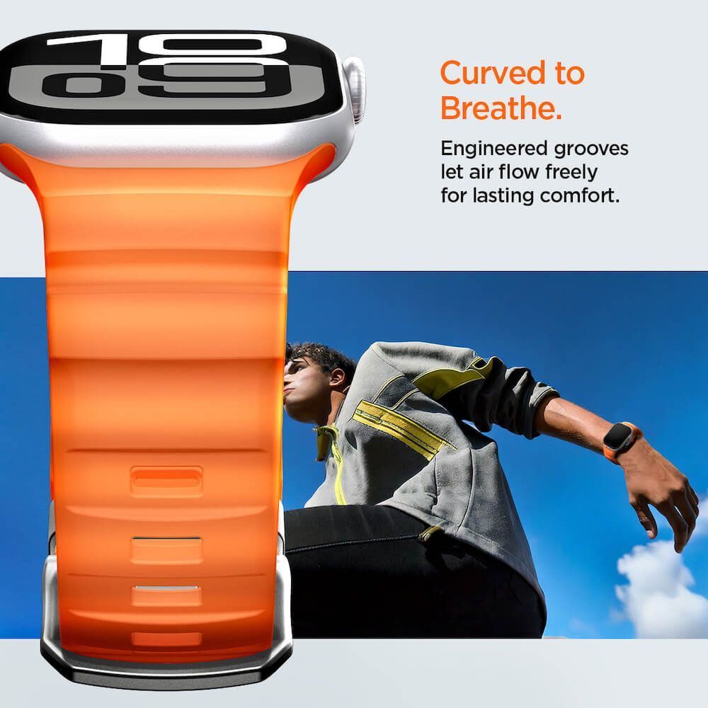 Λουράκι Spigen WBS2 Orange Apple Watch 44/45/46/49mm APPLE WATCH Spigen Λουράκι Spigen WBS2 Orange Apple Watch 44/45/46/49mm - Image 8