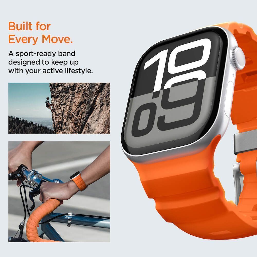 Λουράκι Spigen WBS2 Orange Apple Watch 44/45/46/49mm APPLE WATCH Spigen Λουράκι Spigen WBS2 Orange Apple Watch 44/45/46/49mm - Image 6