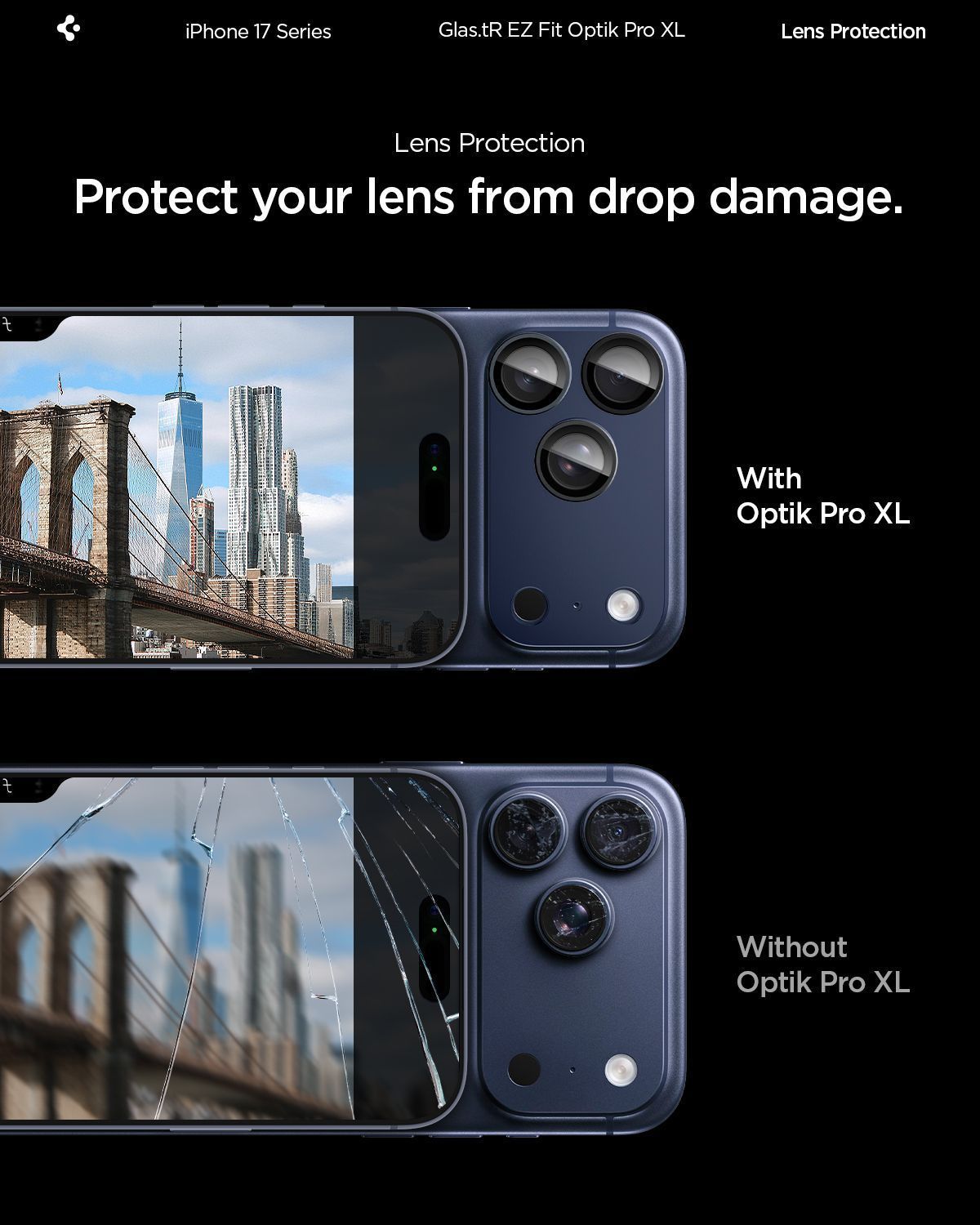 Spigen Glass tR EZ Fit Optik ProXL Blue iPhone 17 Pro Max Προστασία Οθόνης iPhone Spigen Spigen Glass tR EZ Fit Optik ProXL Blue iPhone 17 Pro Max - Image 8