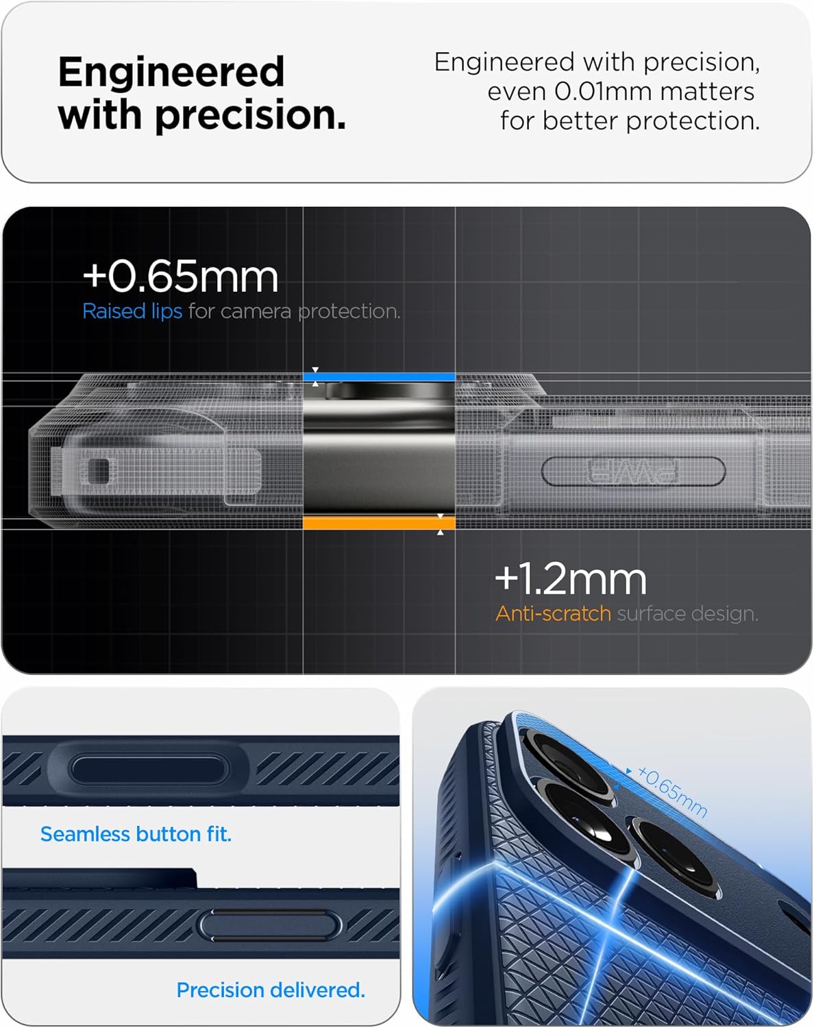 Θήκη Spigen Liquid Air Matte Navy Blue iPhone 17 Pro Max ΘΗΚΕΣ Spigen Θήκη Spigen Liquid Air Matte Navy Blue iPhone 17 Pro Max - Image 5