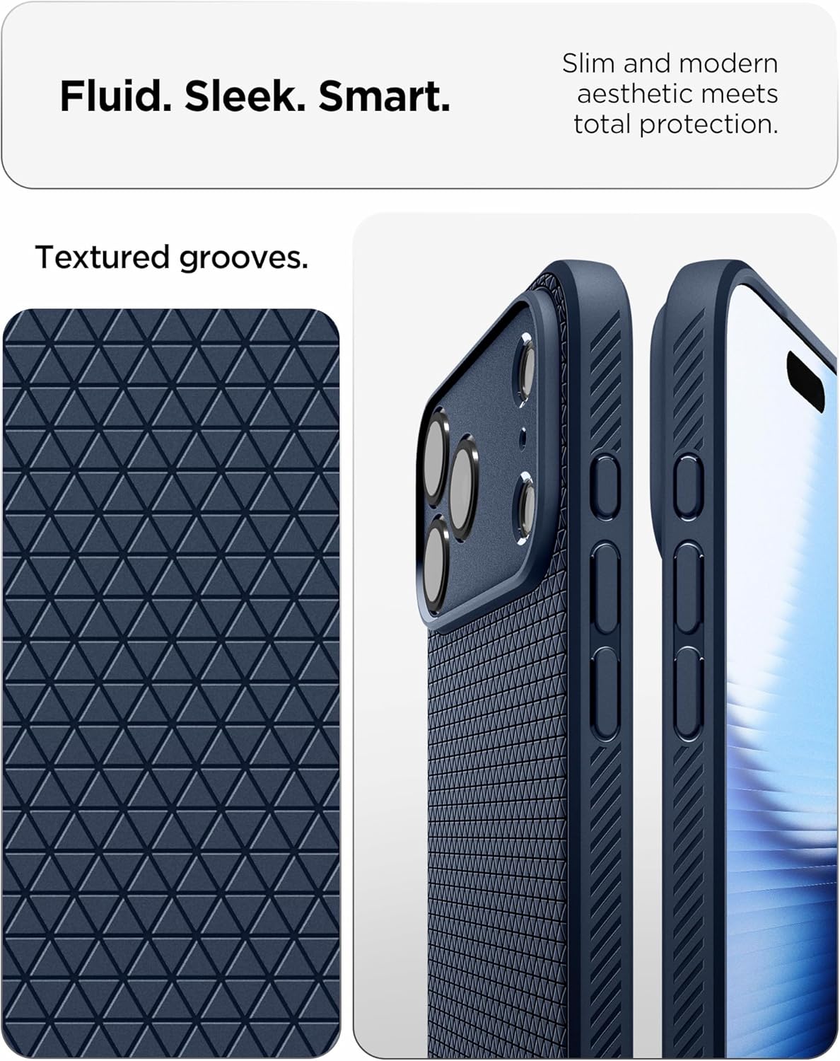 Θήκη Spigen Liquid Air Matte Navy Blue iPhone 17 Pro Max ΘΗΚΕΣ Spigen Θήκη Spigen Liquid Air Matte Navy Blue iPhone 17 Pro Max - Image 7