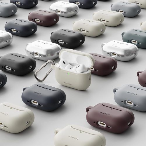 Alternative view of Θήκη MagEasy Skin Burgundy AirPods Pro 3