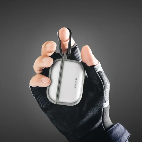 Alternative view of Θήκη MagEasy Roam Translucent Black AirPods Pro 3