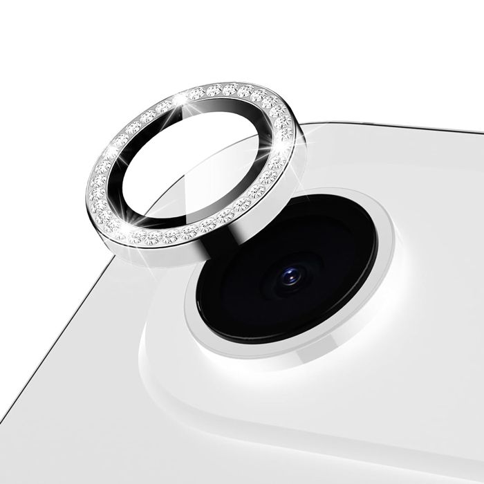 Orso Lens Camera Tempered Glass Silver Diamonds iPhone Air ΠΡΟΣΤΑΣΙΑ ΟΘΟΝΗΣ Orso Orso Lens Camera Tempered Glass Silver Diamonds iPhone Air