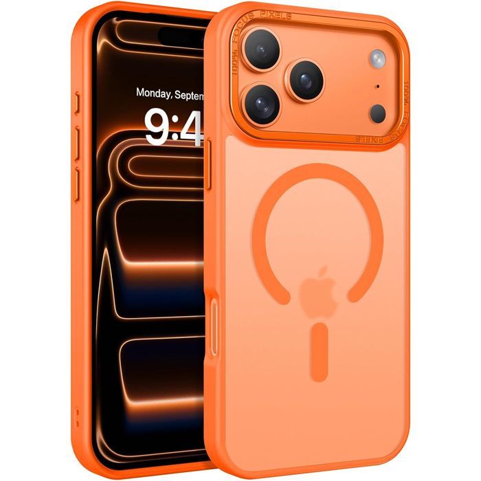 Θήκη Orso MagCase Focus Frosted Orange iPhone 17 Pro Max ΘΗΚΕΣ Orso Θήκη Orso MagCase Focus Frosted Orange iPhone 17 Pro Max