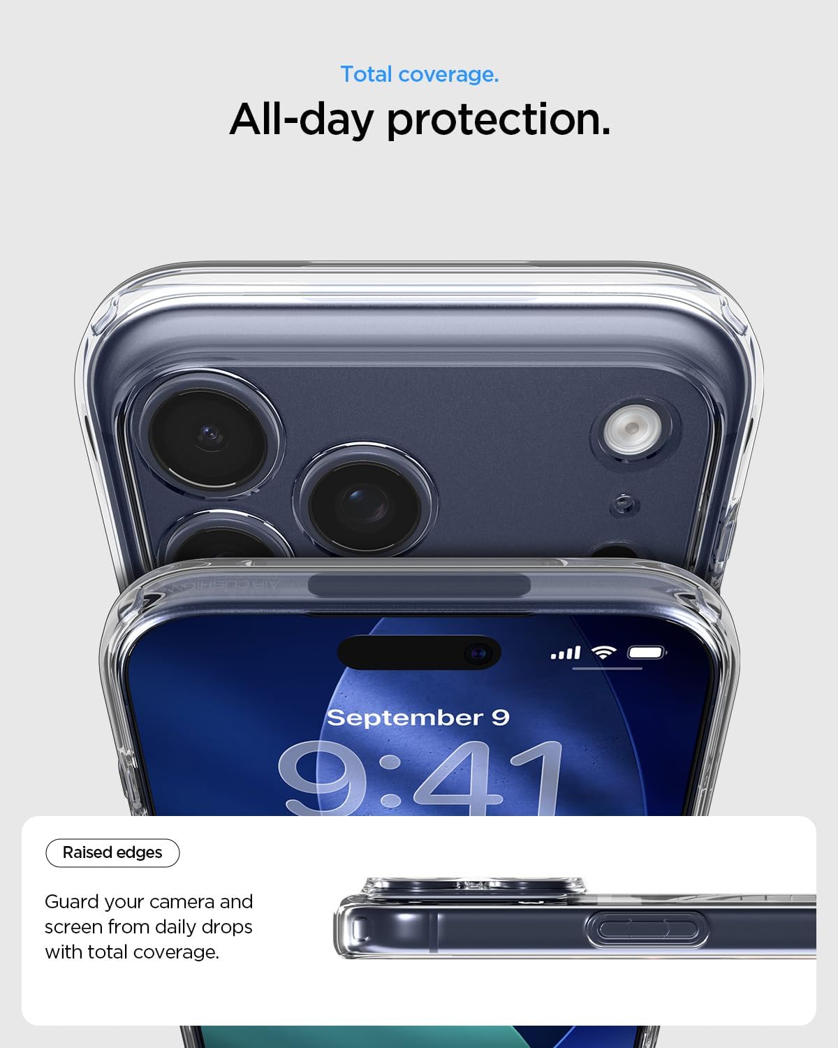 Θήκη Spigen Ultra Hybrid MagSafe Clear Deep Blue iPhone 17 Pro Max ΘΗΚΕΣ Spigen Θήκη Spigen Ultra Hybrid MagSafe Clear Deep Blue iPhone 17 Pro Max - Image 6