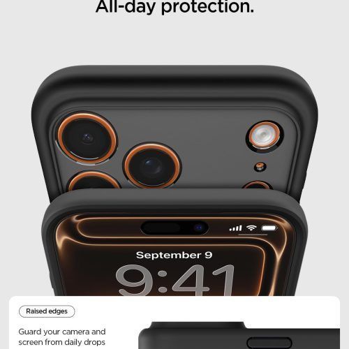 Alternative view of Θήκη Spigen Ultra Hybrid MagSafe Frost Black Orange iPhone 17 Pro Max