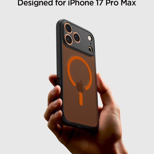 Alternative view of Θήκη Spigen Ultra Hybrid MagSafe Frost Black Orange iPhone 17 Pro