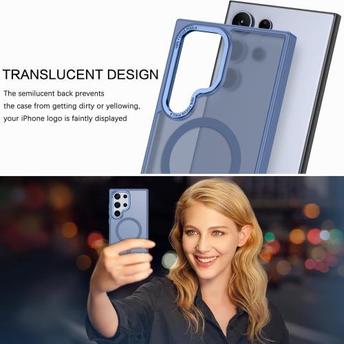 Alternative view of Θήκη Orso MagCase Focus Frosted Ultramarine Samsung Galaxy S25 Ultra