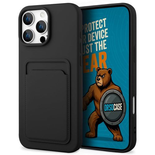 Θήκη Orso 2in1 Liquid Silicone Magsafe Removable Wallet Black iPhone 13/14 ΘΗΚΕΣ Orso Θήκη Orso 2in1 Liquid Silicone Magsafe Removable Wallet Black iPhone 13/14