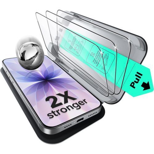 ESR UltraFit Classic Tempered Glass iPhone 17/16 Pro (3 Pack) ΠΡΟΣΤΑΣΙΑ ΟΘΟΝΗΣ ESR ESR UltraFit Classic Tempered Glass iPhone 17/16 Pro (3 Pack)