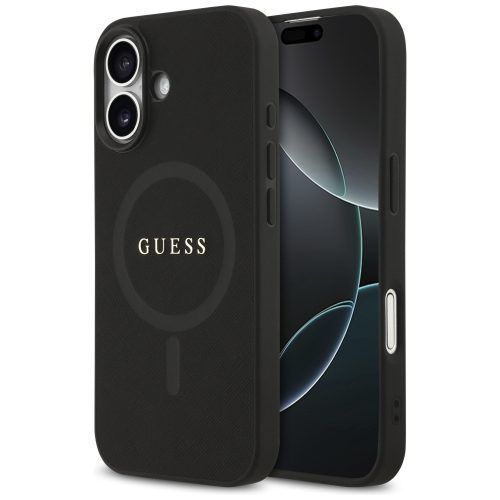 Θήκη Guess Saffiano Classic Logo Magsafe Black iPhone 17 ΘΗΚΕΣ Guess Θήκη Guess Saffiano Classic Logo Magsafe Black iPhone 17