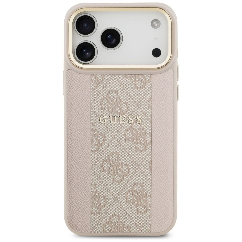 Θήκη Guess 4G Stripe Magsafe Pink iPhone 17 Pro Max ΘΗΚΕΣ Guess Θήκη Guess 4G Stripe Magsafe Pink iPhone 17 Pro Max - Image 3