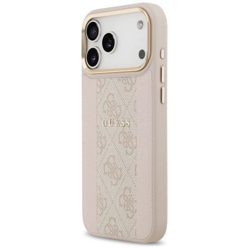 Alternative view of Θήκη Guess 4G Stripe Magsafe Pink iPhone 17 Pro Max