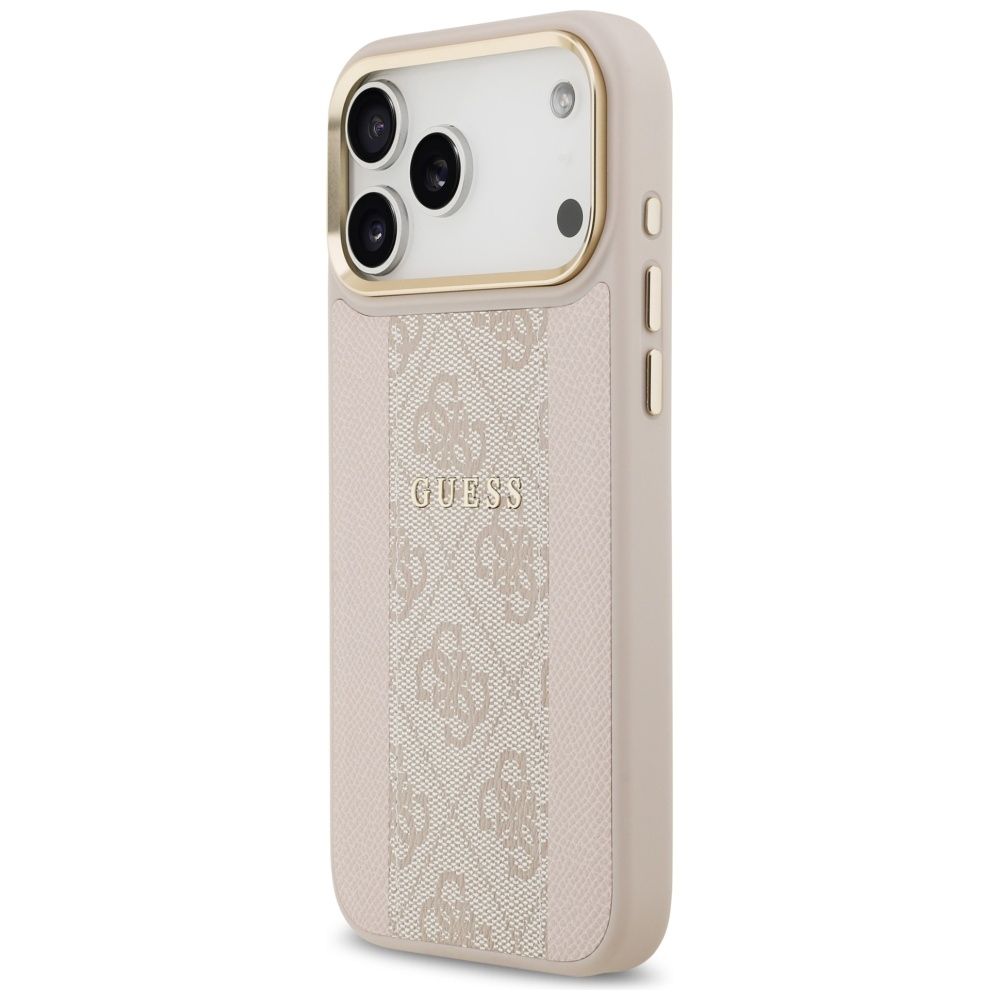 Θήκη Guess 4G Stripe Magsafe Pink iPhone 17 Pro Max ΘΗΚΕΣ Guess Θήκη Guess 4G Stripe Magsafe Pink iPhone 17 Pro Max - Image 2