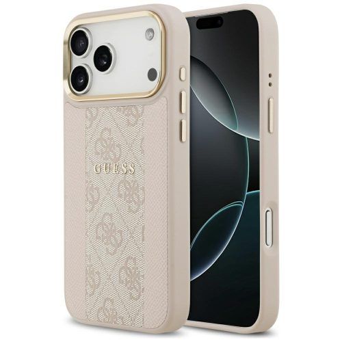 Θήκη Guess 4G Stripe Magsafe Pink iPhone 17 Pro Max