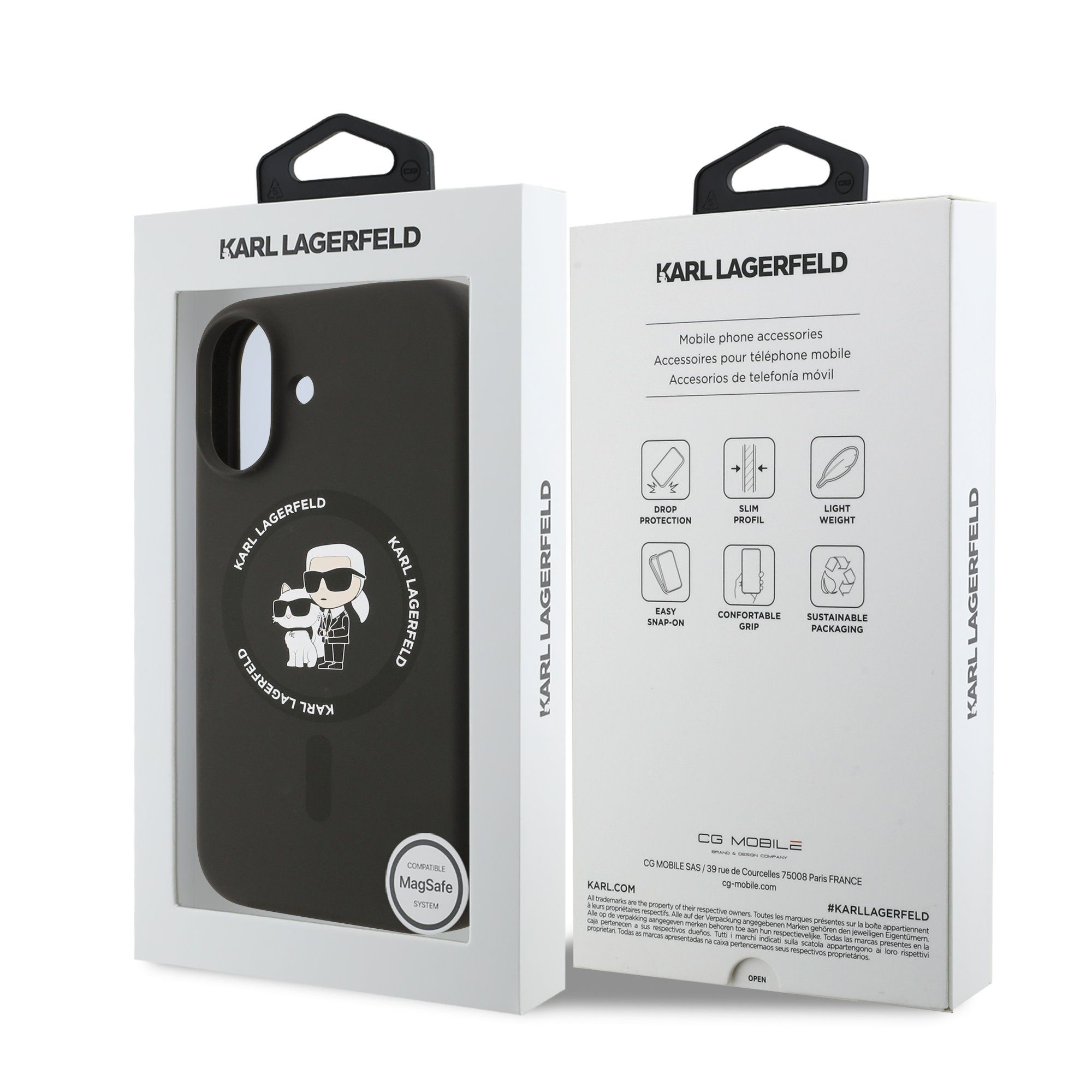 Θήκη Karl Lagerfeld Liquid Silicone Karl&Choupette Ring MagSafe Black iPhone 17 ΘΗΚΕΣ KARL LAGERFELD Θήκη Karl Lagerfeld Liquid Silicone Karl&Choupette Ring MagSafe Black iPhone 17 - Image 7