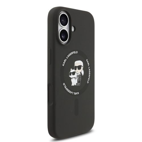 Alternative view of Θήκη Karl Lagerfeld Liquid Silicone Karl&Choupette Ring MagSafe Black iPhone 17