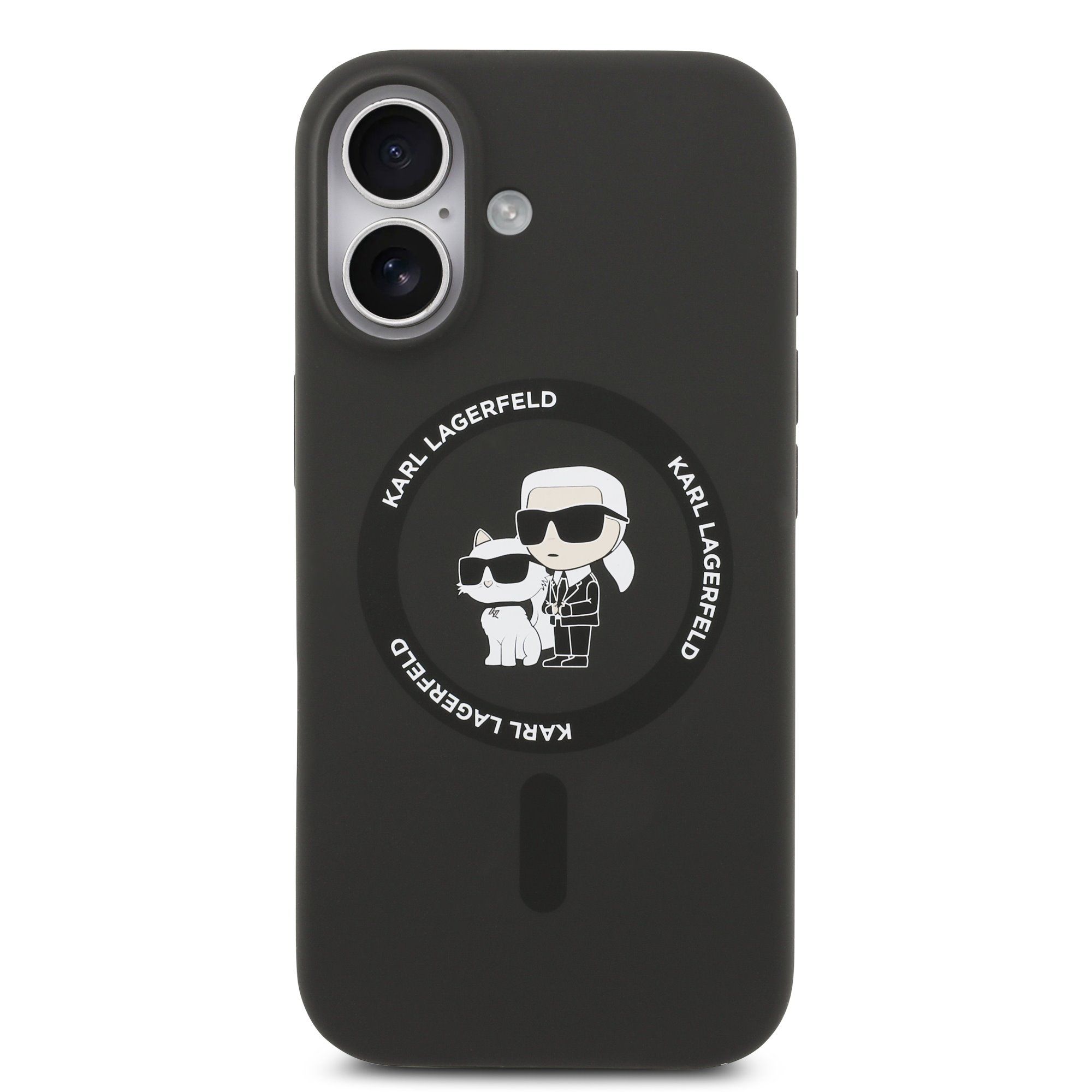Θήκη Karl Lagerfeld Liquid Silicone Karl&Choupette Ring MagSafe Black iPhone 17 ΘΗΚΕΣ KARL LAGERFELD Θήκη Karl Lagerfeld Liquid Silicone Karl&Choupette Ring MagSafe Black iPhone 17 - Image 4