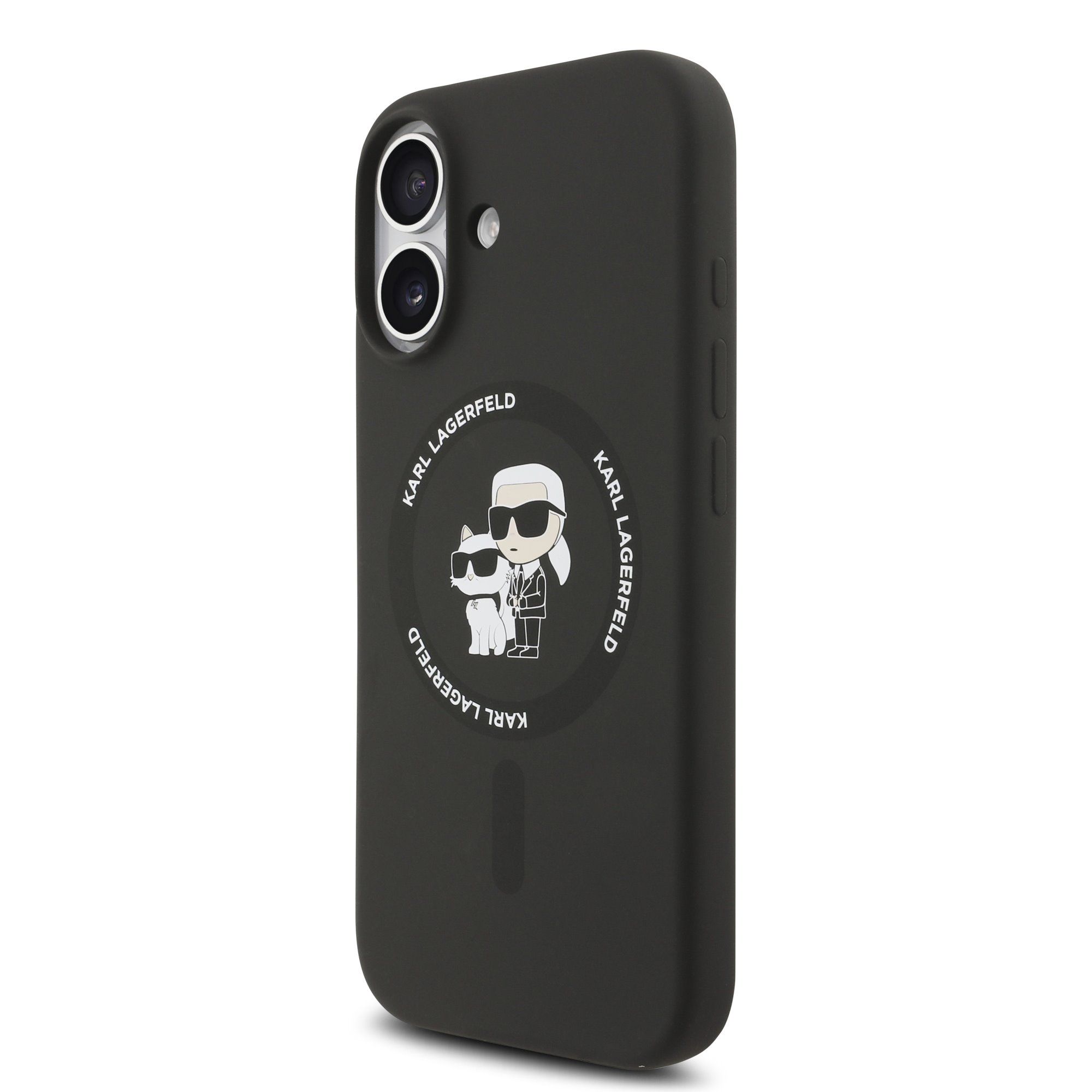 Θήκη Karl Lagerfeld Liquid Silicone Karl&Choupette Ring MagSafe Black iPhone 17 ΘΗΚΕΣ KARL LAGERFELD Θήκη Karl Lagerfeld Liquid Silicone Karl&Choupette Ring MagSafe Black iPhone 17 - Image 3