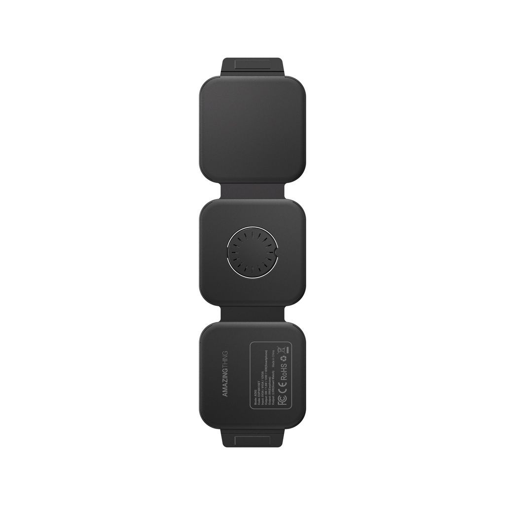 AmazingThing Thunder TriFold Foldable Charge Mag Stand Qi2 Black ΑΞΕΣΟΥΑΡ MAGSAFE AmazingThing AmazingThing Thunder TriFold Foldable Charge Mag Stand Qi2 Black - Image 4