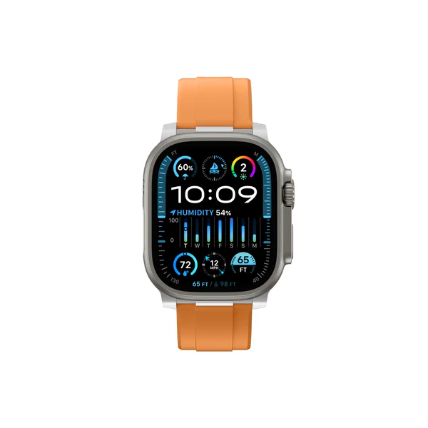 Λουράκι AmazingThing Titan Chrono Silicone Orange Apple Watch 44/45/46/49mm APPLE WATCH AmazingThing Λουράκι AmazingThing Titan Chrono Silicone Orange Apple Watch 44/45/46/49mm - Image 4