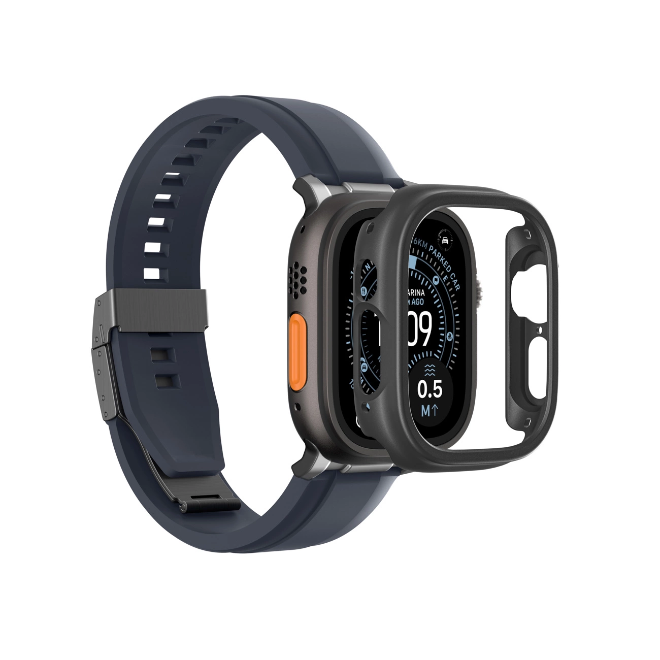 Θήκη AmazingThing Minimal Black Apple Watch 46mm APPLE WATCH AmazingThing Θήκη AmazingThing Minimal Black Apple Watch 46mm - Image 6