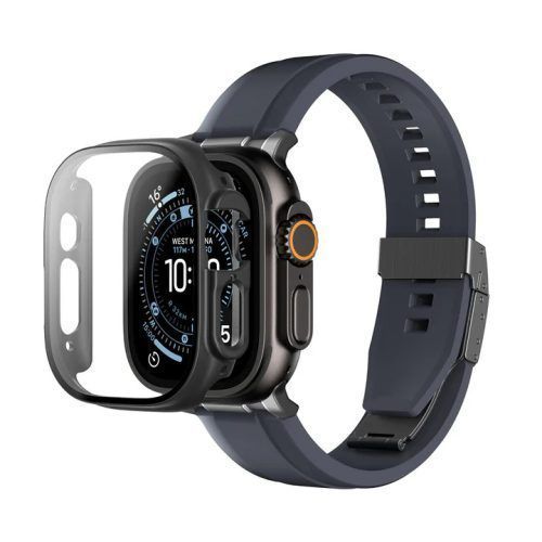 Θήκη AmazingThing Radix 9H Glass Black Apple Watch 46mm APPLE WATCH AmazingThing Θήκη AmazingThing Radix 9H Glass Black Apple Watch 46mm