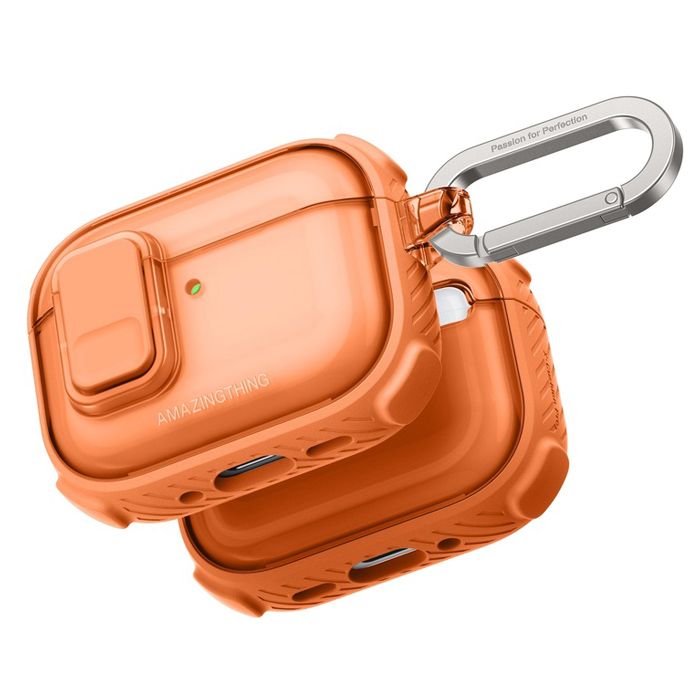Θήκη AmazingThing Titan Pro Guardian Mag Orange Airpods Pro 3 APPLE AIRPODS AmazingThing Θήκη AmazingThing Titan Pro Guardian Mag Orange Airpods Pro 3