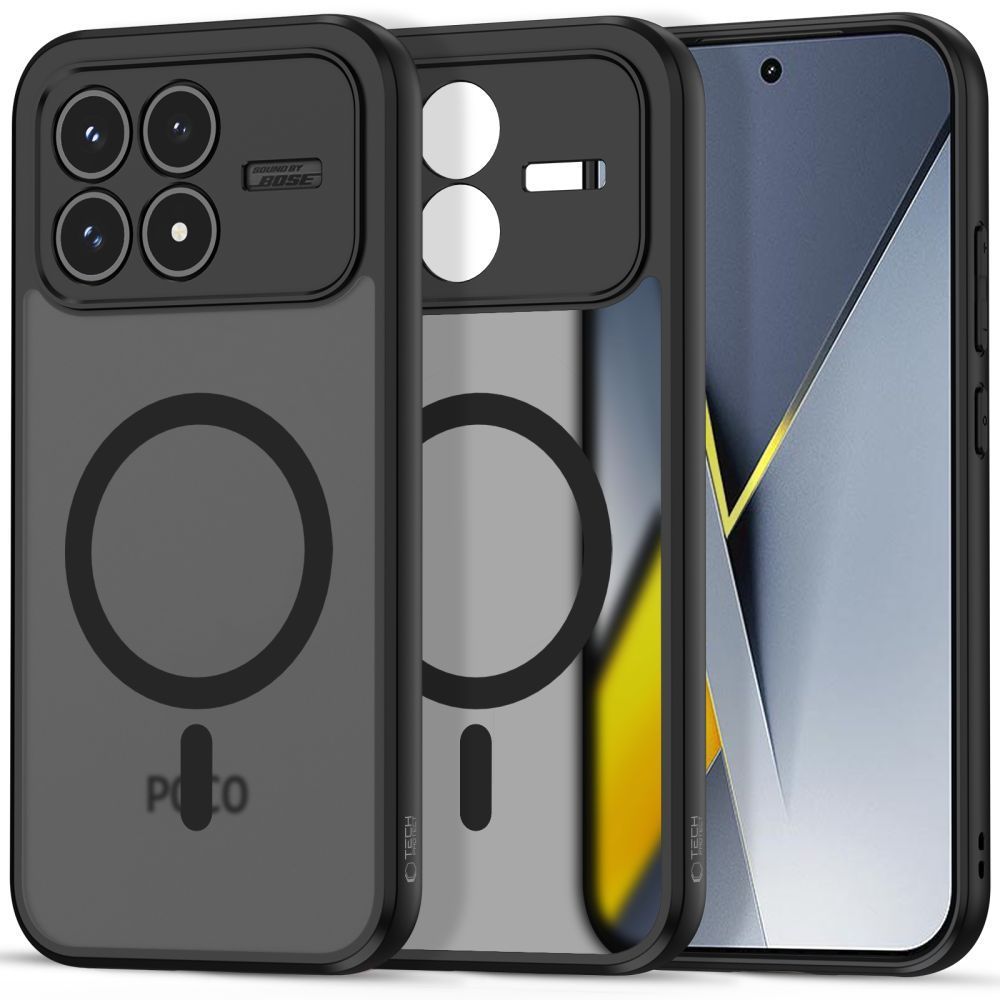 Θήκη Tech-Protect MagMat Frosted Black Poco F8 Pro 5G ΘΗΚΕΣ Tech-Protect Θήκη Tech-Protect MagMat Frosted Black Poco F8 Pro 5G